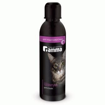 Шампунь для гладкошерстных кошек Gamma - 5