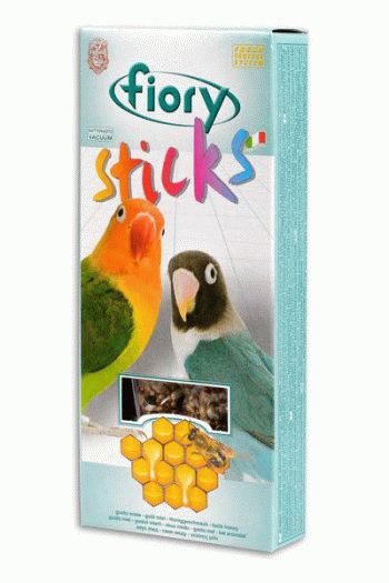 Палочки для средних попугаев Sticks с медом 2х60гр - 4