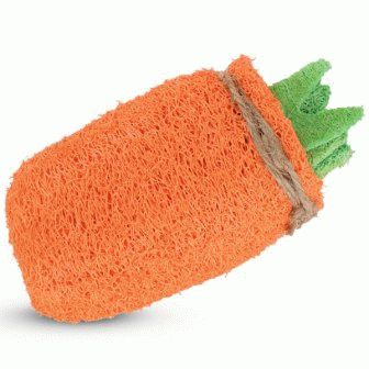 Игрушка для грызунов из люфы ”Морковь” - 4
