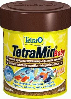 Tetra Min Baby корм для мальков до 1 см мелкая крупа - 5