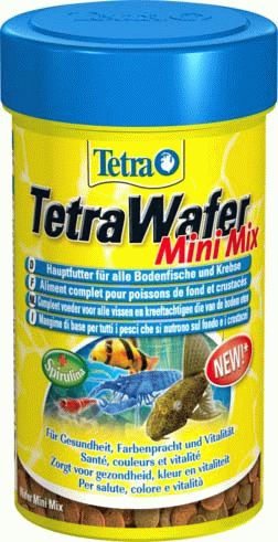 Tetra Wafer Mix Mini корм в мини-чипсах для всех мелких донных рыб - 5