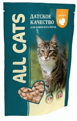 ALL CATS пауч для кошек в соусе Индейка  100 гр - 5