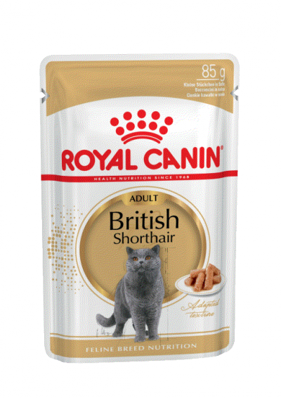 Royal Canin BRITISH SHORTHAIR ADULT (В СОУСЕ) Влажный корм для кошек британской короткошерстной породы старше 12 месяцев - 5