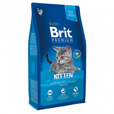 Brit Сухой корм для котят Курица в лососевом соусе - 5
