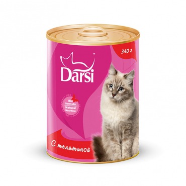Darsi Консервированный корм для кошек Телятина - 5