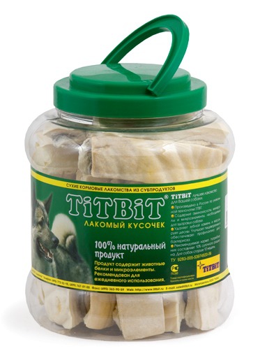 ТитБит Крекер говяжий - банка пласт. 4.3 л - 7