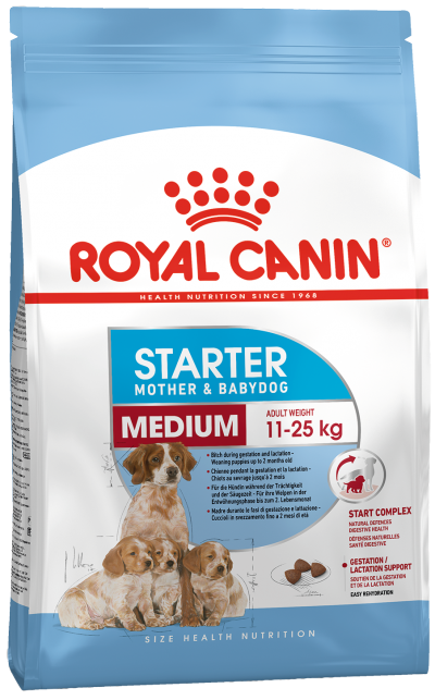 Royal Canin MEDIUM STARTER Сухой корм для щенков до 2-х месяцев, беременных и кормящих сук - 6