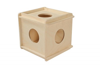 RedPlastik Игрушка для грызунов кубик большой деревянный - 4