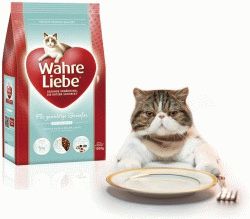 Wahre Liebe Mollige Корм для кошек с избыточным весом, стерилизованных и кастратов