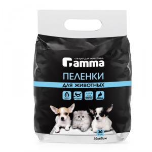 Пеленки для животных 400*600 Gamma