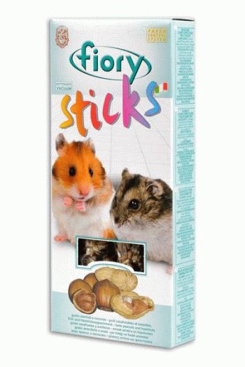 FIORY Палочки для хомяков Sticks с орехами - 4