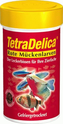 Tetra Delica Bloodworms сублимированный мотыль - 5