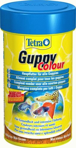 Tetra Guppy Colour корм для гуппи для улучшения окраса - 5