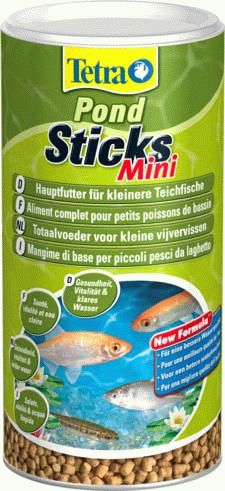 Tetra Pond Sticks Mini корм для мелких прудовых рыб мини-палочки - 5