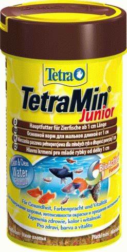 Tetra Min Junior корм в хлопьях для молоди рыб - 5