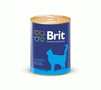 Brit Консервы для кошек Индейка - 5