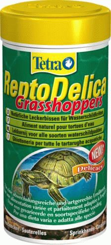 Tetra ReptoDelica Grasshoppers лакомство для водных черепах (кузнечики) - 4