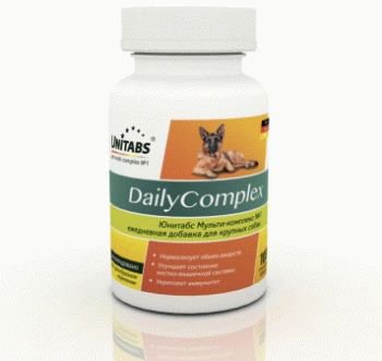 DailyComplex ежедневное использование для крупных собак 100 таблеток, - 6