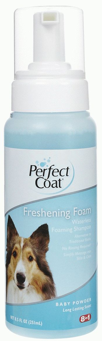 Freshening Foam Шампунь для собак без смывания с ароматом детской присыпки пена,  - 5