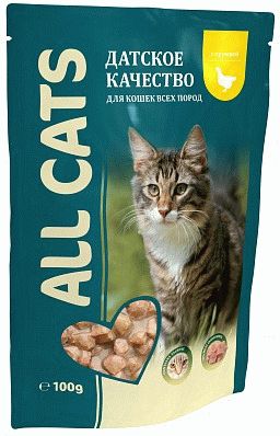 ALL CATS пауч для кошек в соусе Курица 100 г  - 5