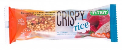 ТитБит Батончики Crispy Rice из воздушного риса  и мяса - 6