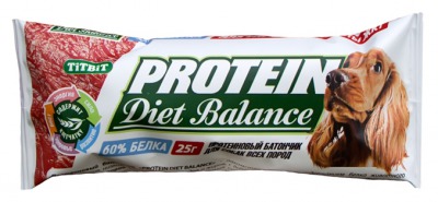 ТитБит Протеиновый батончик Diet Balance с клетчаткой (9 шт) - 6