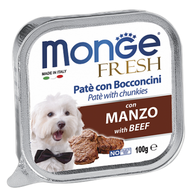 Monge Dog Fresh Нежный паштет из говядины - 5