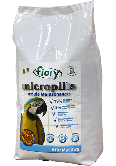 FIORY Micropills Ara/Macaws корм для попугаев Ара - 5