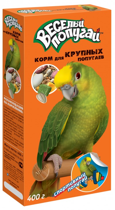 ЗООМИР Веселый попугай корм для крупных попугаев - 5