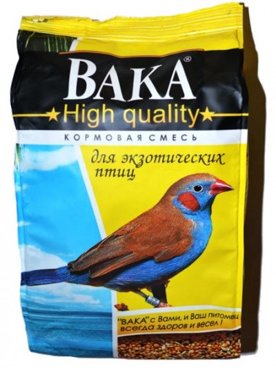 Вака High Quality корм для экзотических птиц - 5