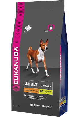 Eukanuba ADULT MEDIUM BREED Корм для взрослых собак средних пород Курица и Рис - 5