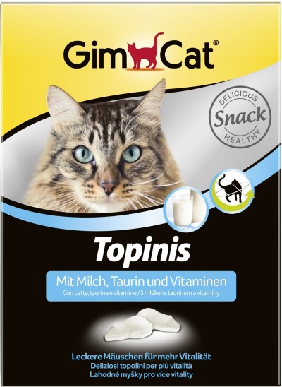 Gimpet Лакомство витаминиз.”Мышки” с молоком д/кошек, 190шт 220г (407982) - 4