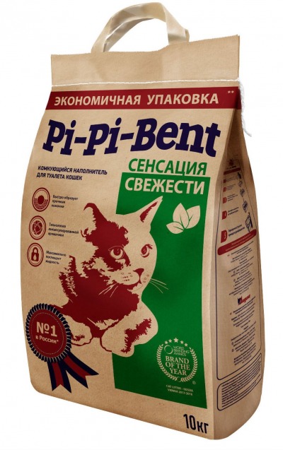 Pi-Pi-Bent Сенсация свежести комкующийся наполнитель для туалета кошек - 5