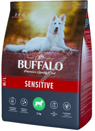 Mr.Buffalo SENSITIVE Сухой корм для собак средних и крупных пород Ягненок - 5