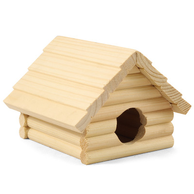 Домик для мелких животных деревянный - 4