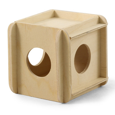 Игрушка-кубик для мелких животных деревянный - 4