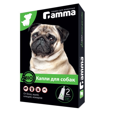 Капли БИО для собак от внешних паразитов Gamma - 6