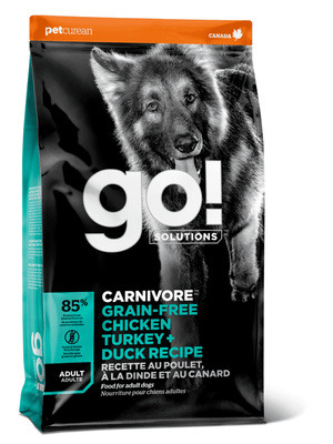 Корм GO! Solutions беззерновой для взрослых собак всех пород 4 вида мяса: индейка, курица, лосось, утка - 5