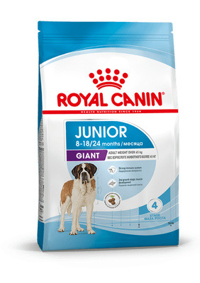 Royal Canin GIANT JUNIOR Сухой корм для щенков гигантских пород в возрасте от 8 до 18/24 месяцев - 6