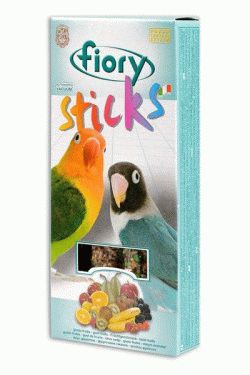 Палочки для средних попугаев Sticks с фруктами 2х60гр