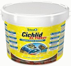 Tetra Cichlid XL корм для всех видов цихлид крупные хлопья - уменьшенная 1