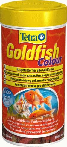 Tetra Goldfish Colour корм в хлопьях для улучшения окраса золотых рыб - уменьшенная 1