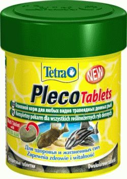Tetra Pleco Tablets корм со спирулиной для сомов и донных рыб