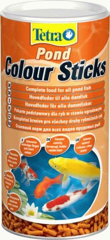 Tetra Pond Color корм для прудовых рыб в гранулах для окраски