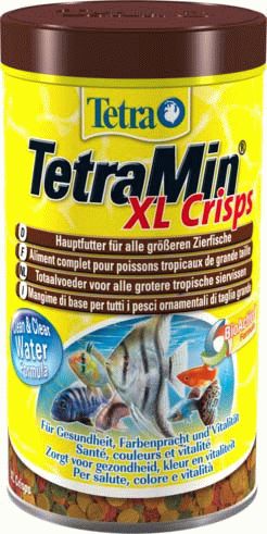 Tetra Min Pro XL Crisps корм для всех видов рыб крупные чипсы