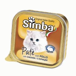 Simba Cat консервы для кошек паштет курица 100 гр