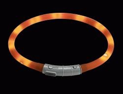 Светящийся шнурок на шею LED  20-70 см 