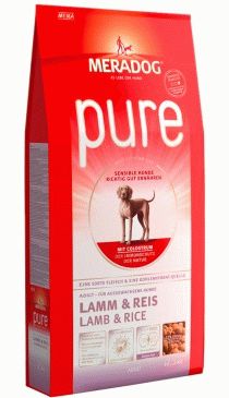 Pure Adalt Корм для взрослых собак с проблемами в питании/аллергиями Ягненок и Рис,