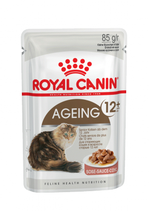 Royal Canin AGEING +12 (В СОУСЕ) Влажный корм для кошек старше 12 лет