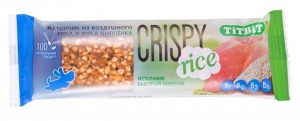 ТитБит Батончики Crispy Rice из воздушного риса  и мяса - уменьшенная 2